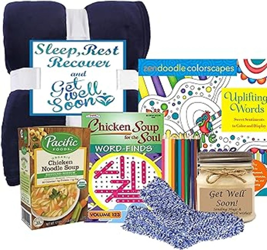 GBDS Sleep, Rest And Recover Get Well Gift | Get Well Soon Gift Basket