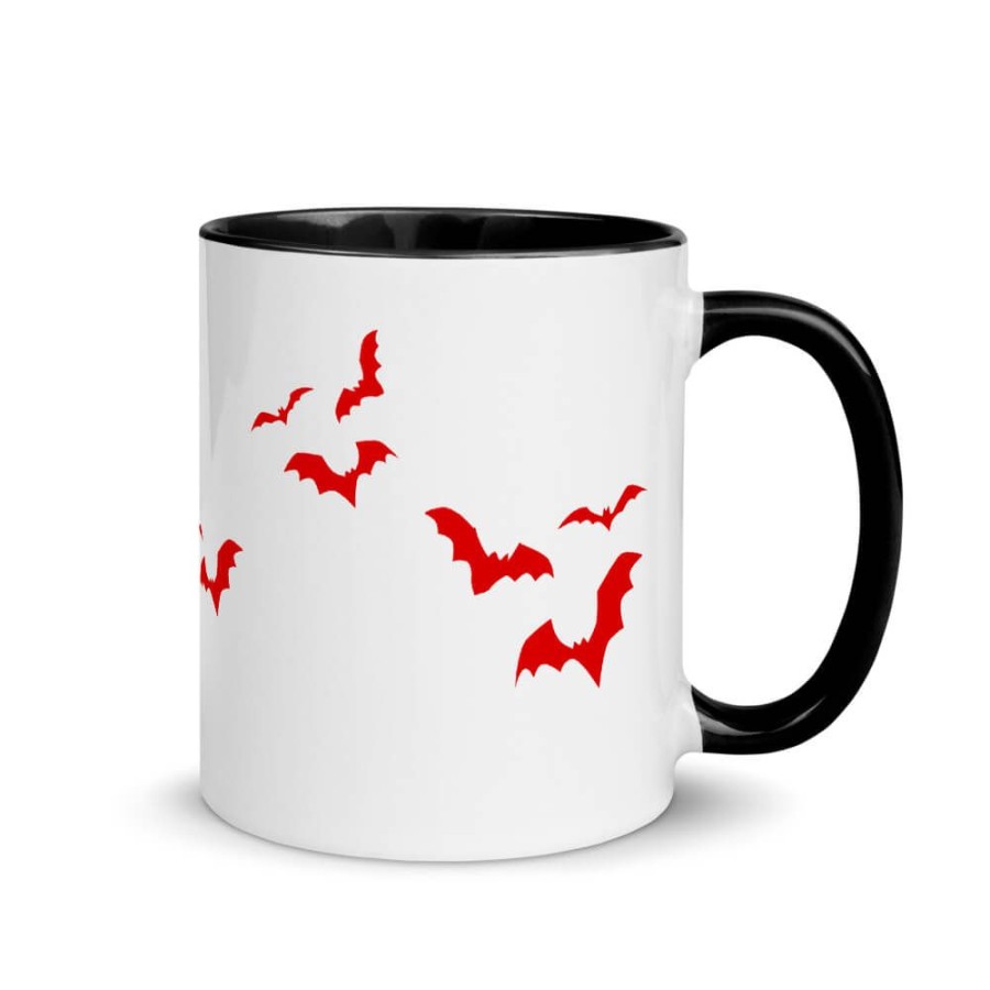 MeTV Custom Products Svengoolie Logo With Bats Ceramic Mug | Drinkware