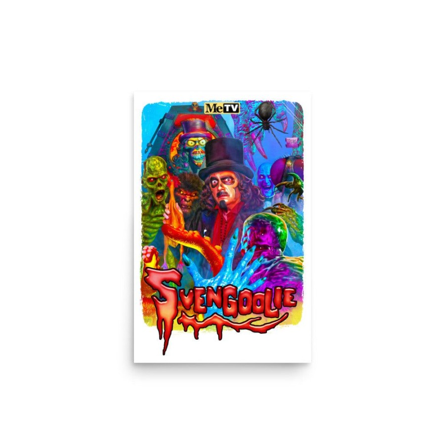 MeTV Custom Products Monster Mash-Up Svengoolie® Poster By Mark Spears | 2023 Svengoolie Artist Collection