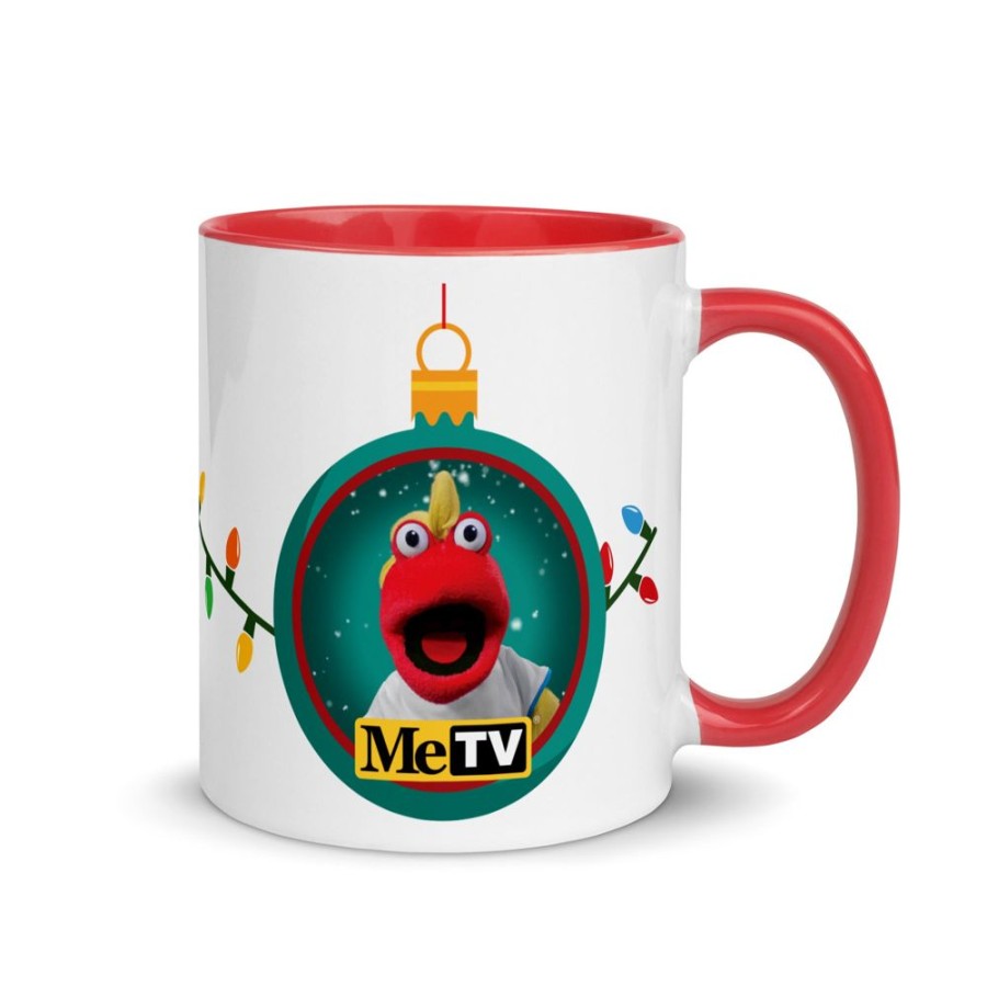 MeTV Custom Products Toon In With Me® Holiday Ornament Ceramic Mug Featuring Toony The Tuna | Toon In With Me