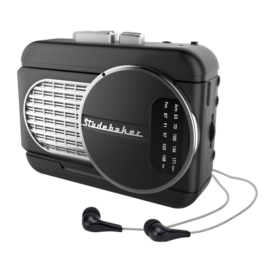 Studebaker Studebaker Walkabout Ii Personal Stereo Cassette Player With Am/Fm Stereo Radio And Built-In Speaker | Cassette Tape Players