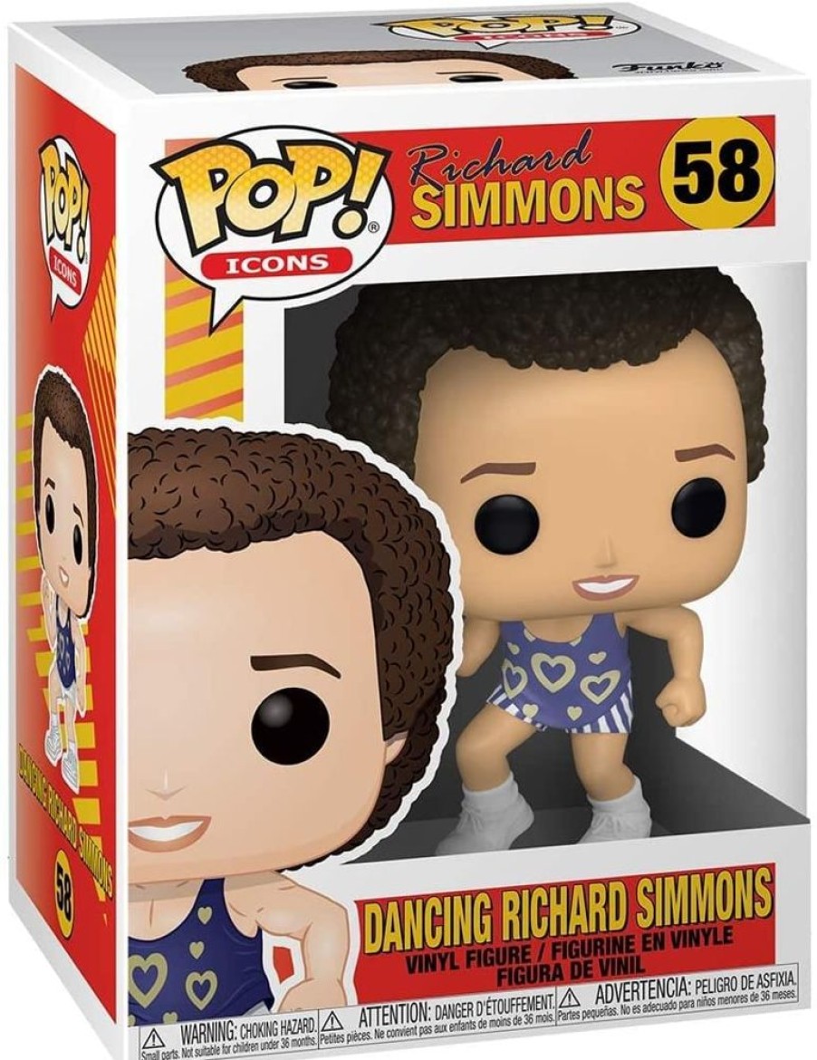 Toynk Funko Pop Icons Vinyl Figure | Richard Simmons Dancing | Funko Pops!