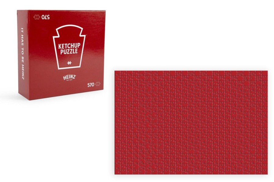 Toynk Heinz Ketchup All-Red Food Puzzle For Adults And Kids | 570 Piece Jigsaw Puzzle | Puzzles