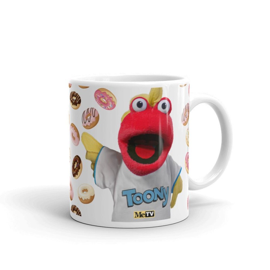 MeTV Custom Products Toony The Tuna® Donut Ceramic Mug | Toon In With Me