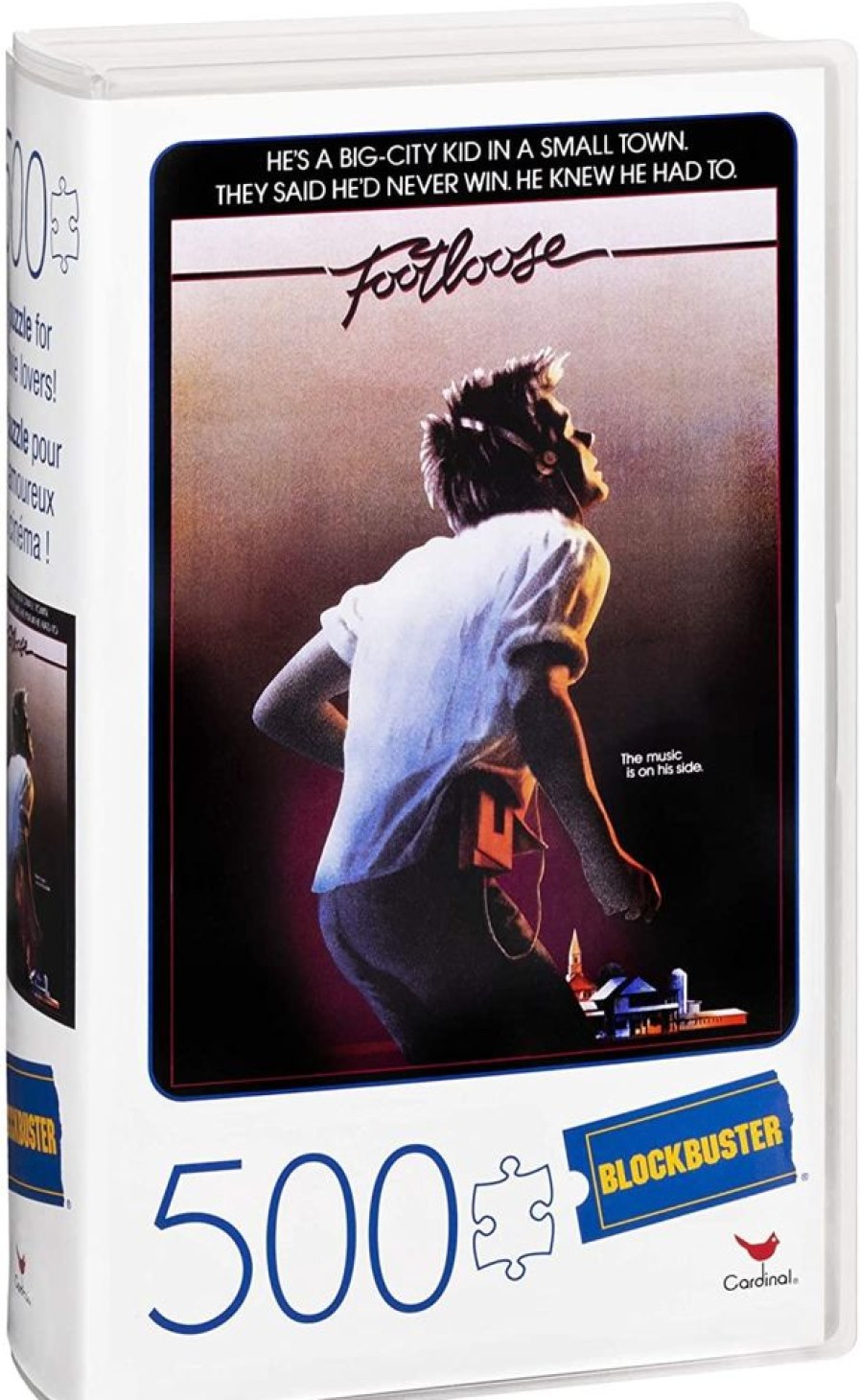 Toynk Footloose 500 Piece Jigsaw Puzzle In Plastic Vhs Video Case | Retro Toys & Games