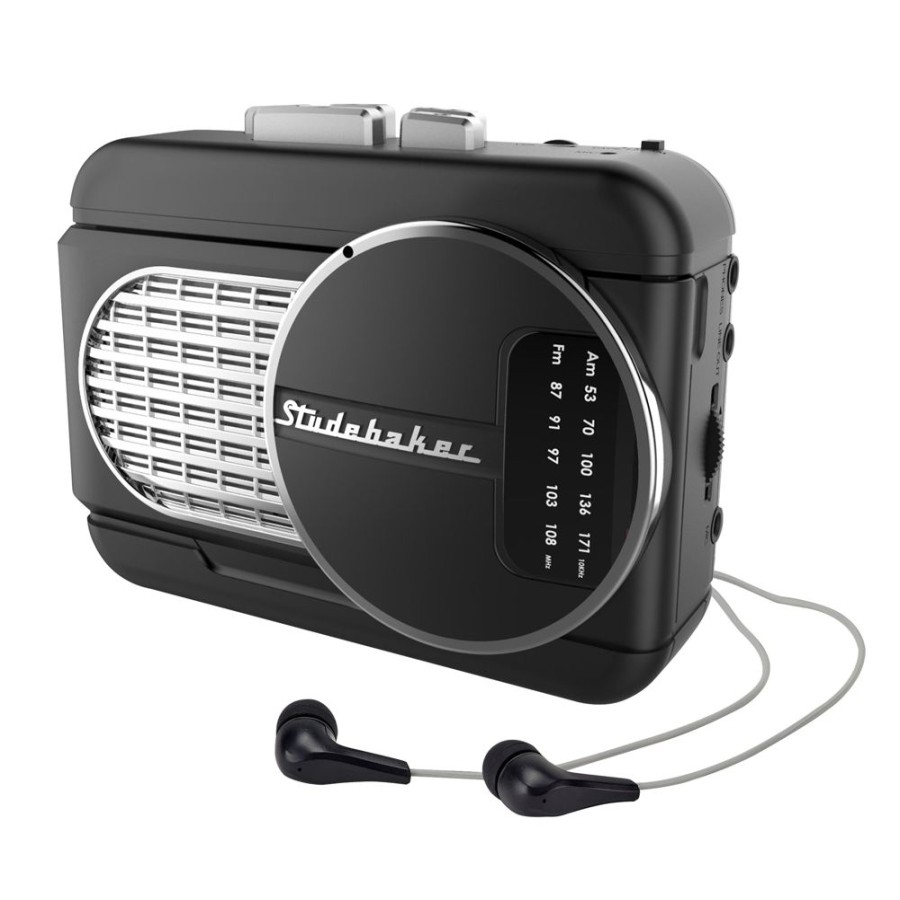 Studebaker Studebaker Walkabout Ii Personal Stereo Cassette Player With Am/Fm Stereo Radio And Built-In Speaker | Radios