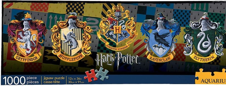 Toynk Harry Potter Crests Slim 1000-Piece Jigsaw Puzzle | Puzzles