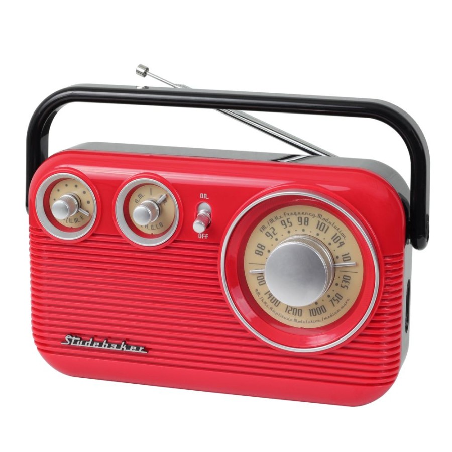 Studebaker Studebaker 80'S Retro Portable Am/Fm Radio | Radios