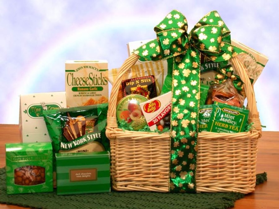 GBDS St Patties Snacks Basket | Gourmet Gift Baskets