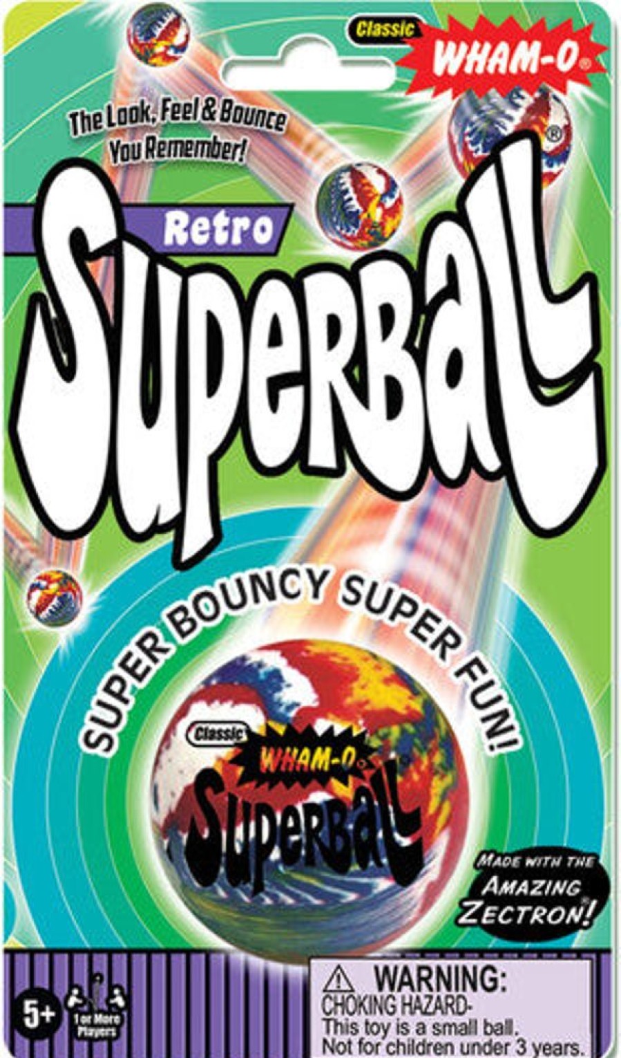 MeTV Entertainment Classic Wham-O Retro Super Ball | Retro Toys & Games