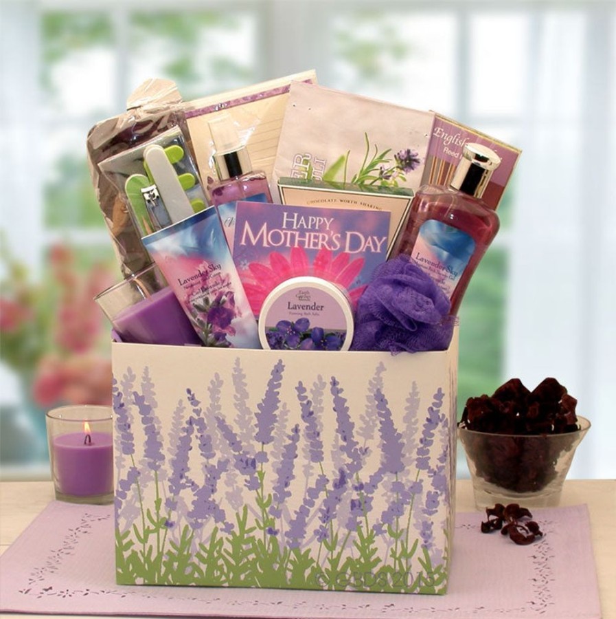 GBDS Mother'S Day Moments Of Relaxation Lavender Spa Gift Box | Spa Gift Baskets