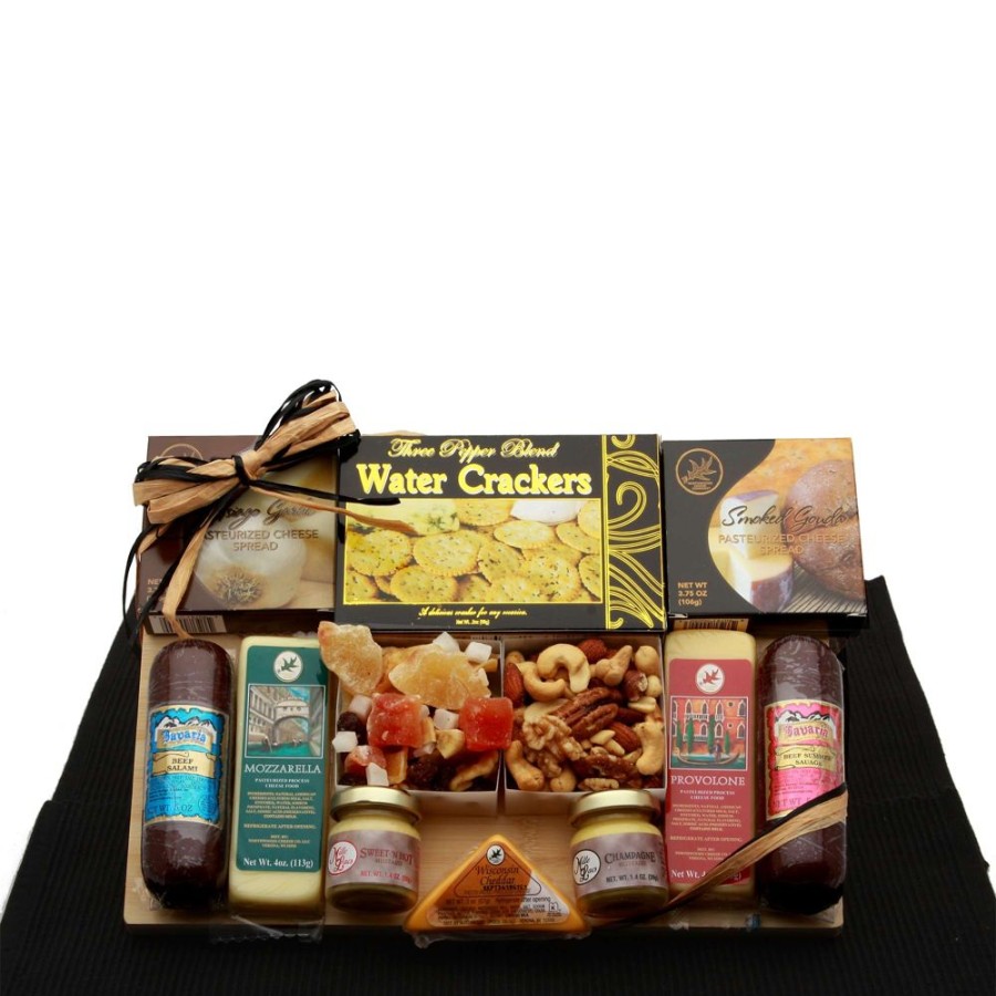 GBDS Savory Selections Meat & Cheese Gourmet Gift Board | Gourmet Gift Baskets