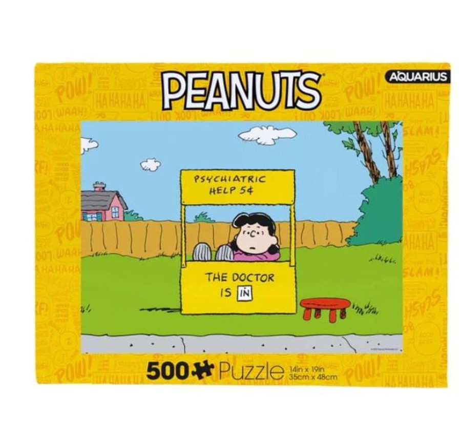 Toynk Peanuts Lucy Doctor Is In 500 Piece Jigsaw Puzzle | Puzzles