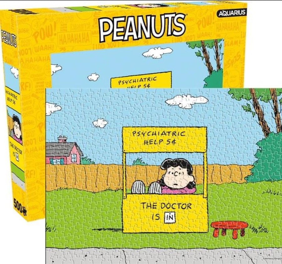 Toynk Peanuts Lucy Doctor Is In 500 Piece Jigsaw Puzzle | Puzzles