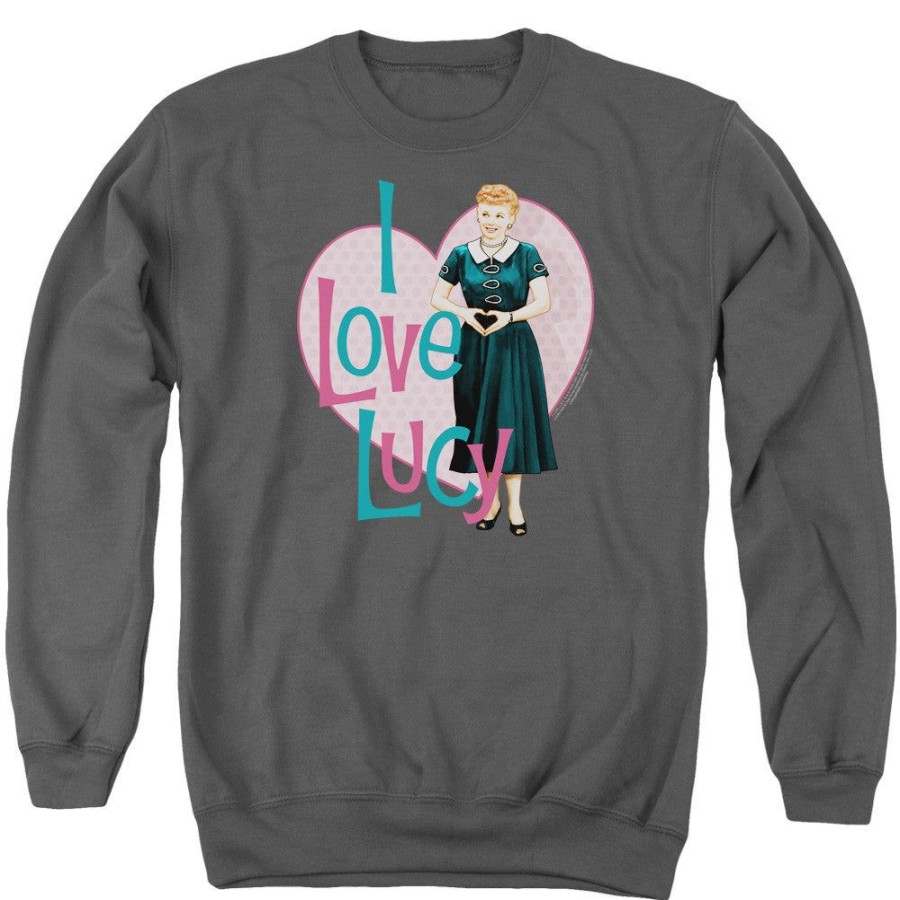 MeTV Custom Classics I Love Lucy - Heart You | Crewneck Sweatshirts