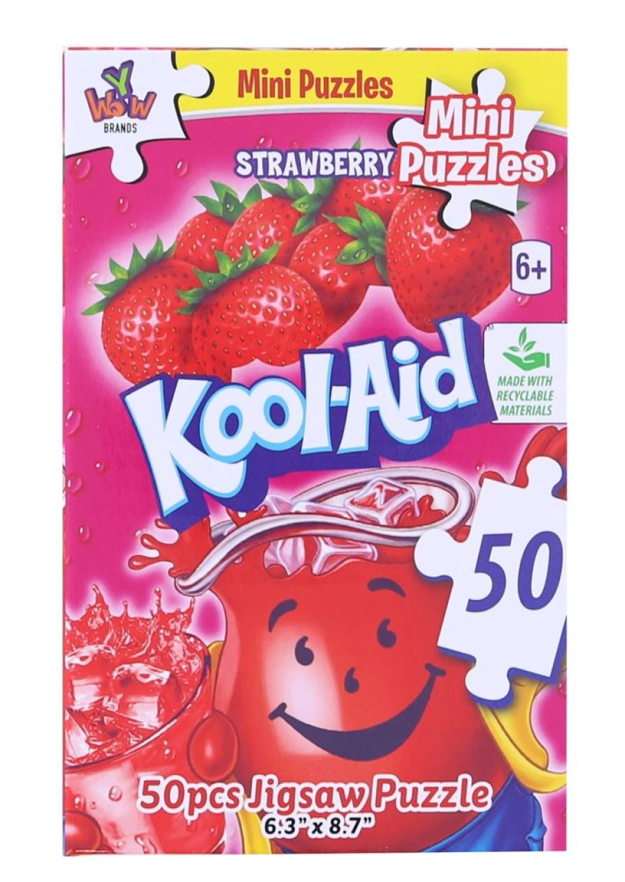 Toynk Kool-Aid 50 Piece Mini Jigsaw Puzzle | Strawberry | Puzzles