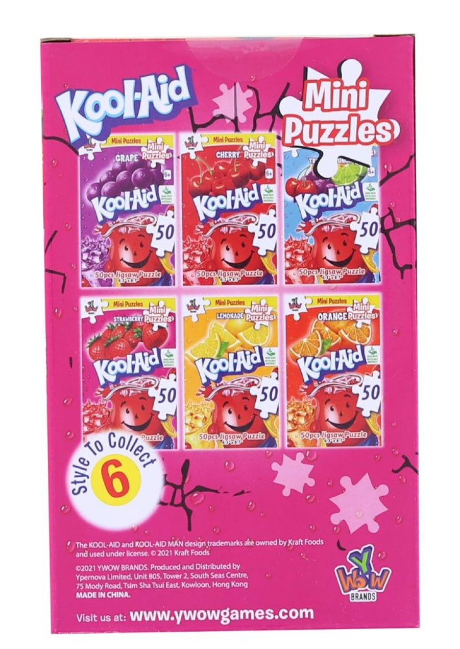 Toynk Kool-Aid 50 Piece Mini Jigsaw Puzzle | Strawberry | Puzzles