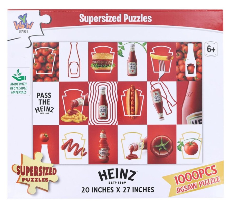 Toynk Heinz Ketchup Supersized 1000 Piece Jigsaw Puzzle | Puzzles