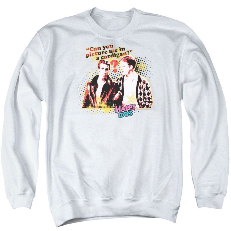 MeTV Custom Classics Happy Days - No Cardigans | Crewneck Sweatshirts