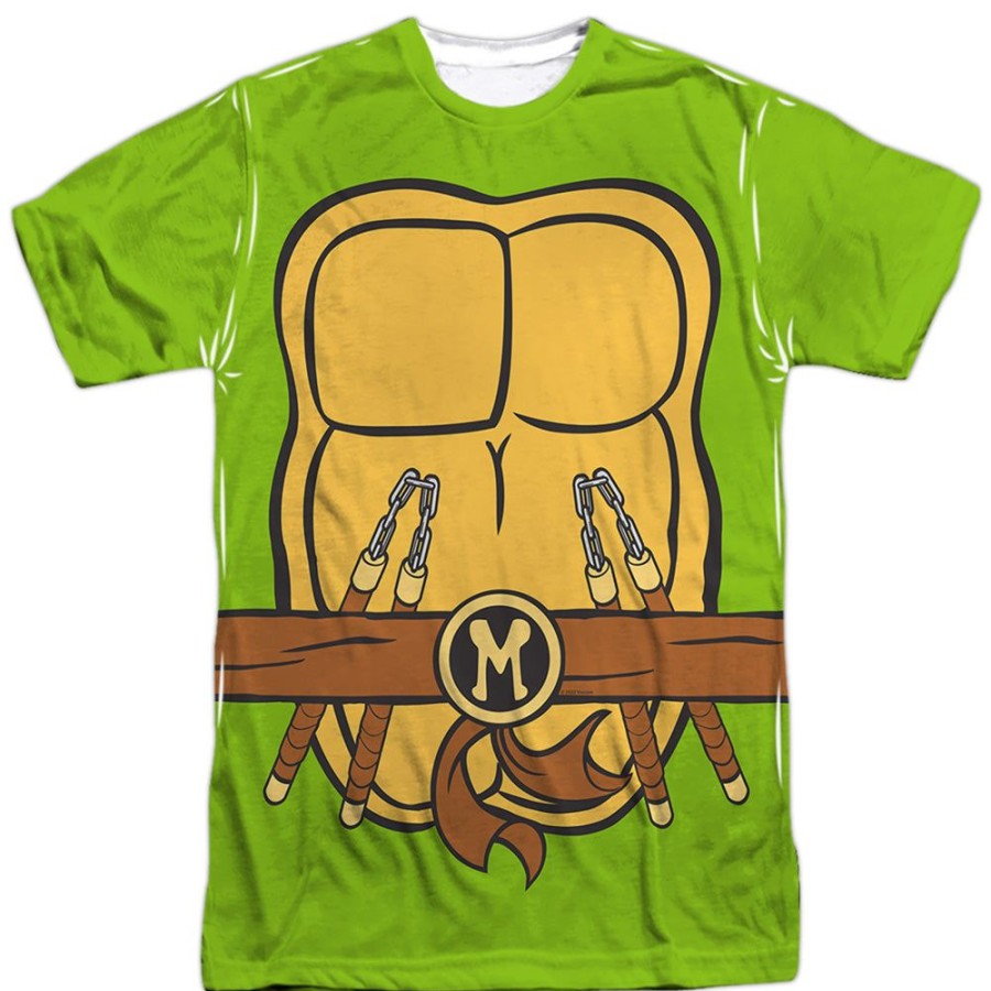 MeTV Custom Classics Teenage Mutant Ninja Turtles - Michelangelo Costume (Front & Back) | Costume Apparel