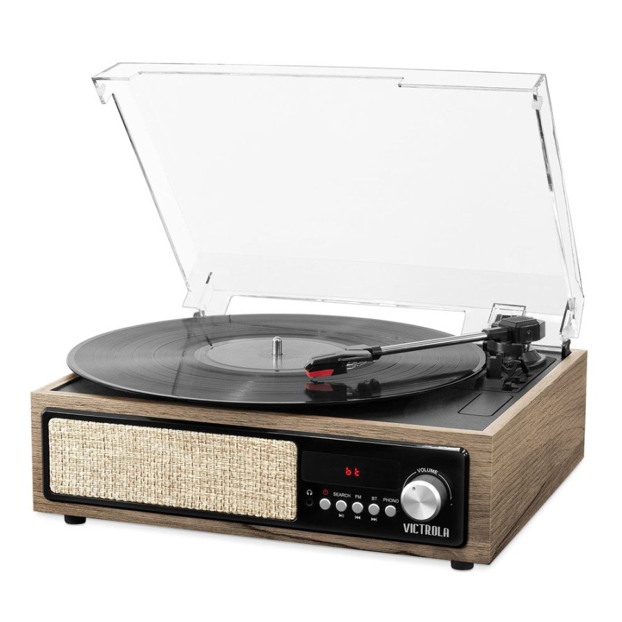 Victrola Victrola 3-In-1 Bluetooth Record Player With Built In Speakers And 3-Speed Turntable | Record Players