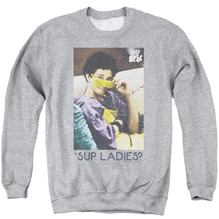 MeTV Custom Classics Saved By The Bell - Sup Ladies | Crewneck Sweatshirts