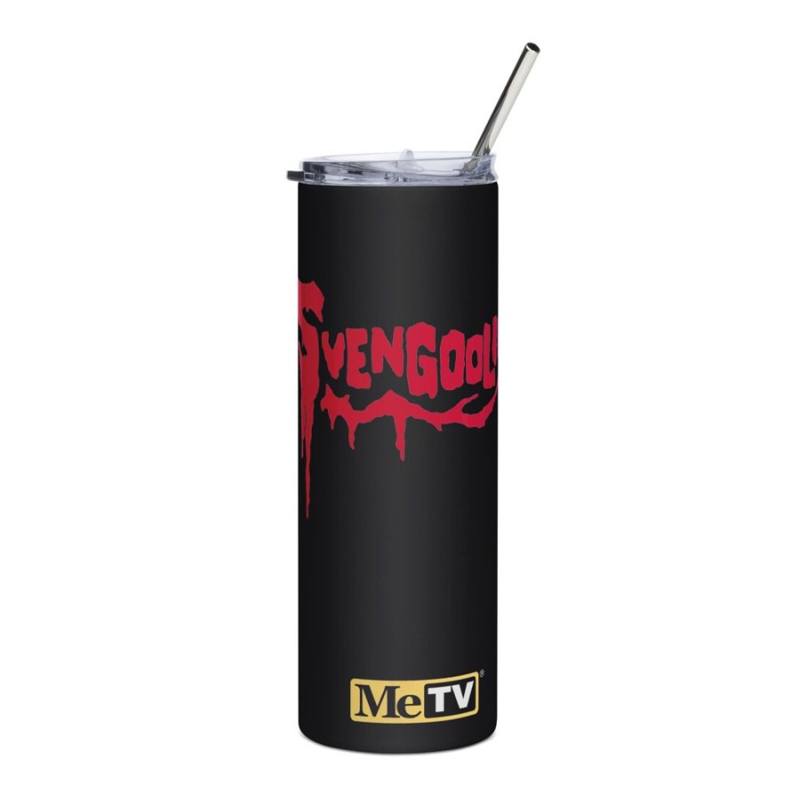 MeTV Custom Products Svengoolie® 20 Oz Stainless Steel Tumbler With Straw | Drinkware