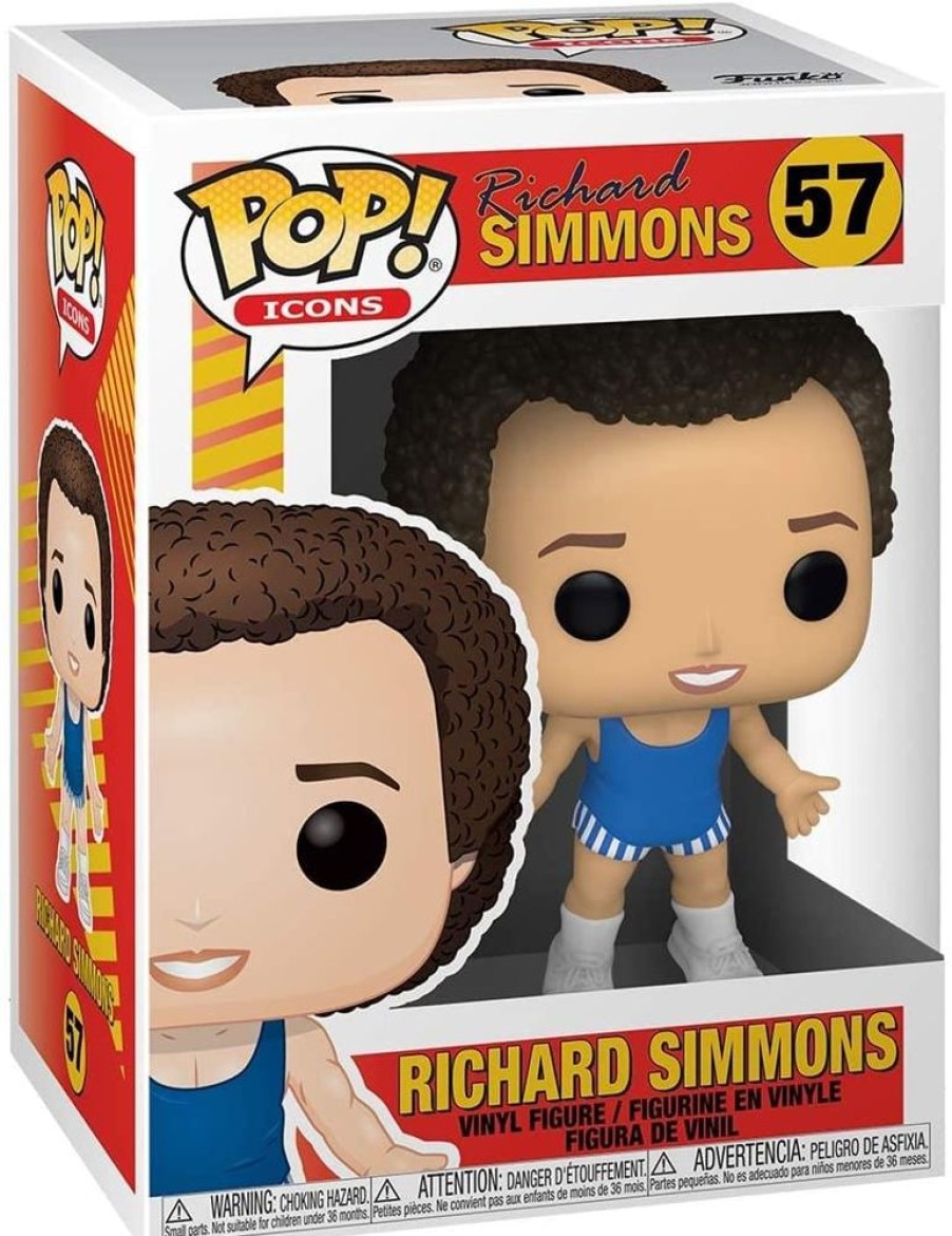 Toynk Funko Pop Icons Vinyl Figure | Richard Simmons | Funko Pops!