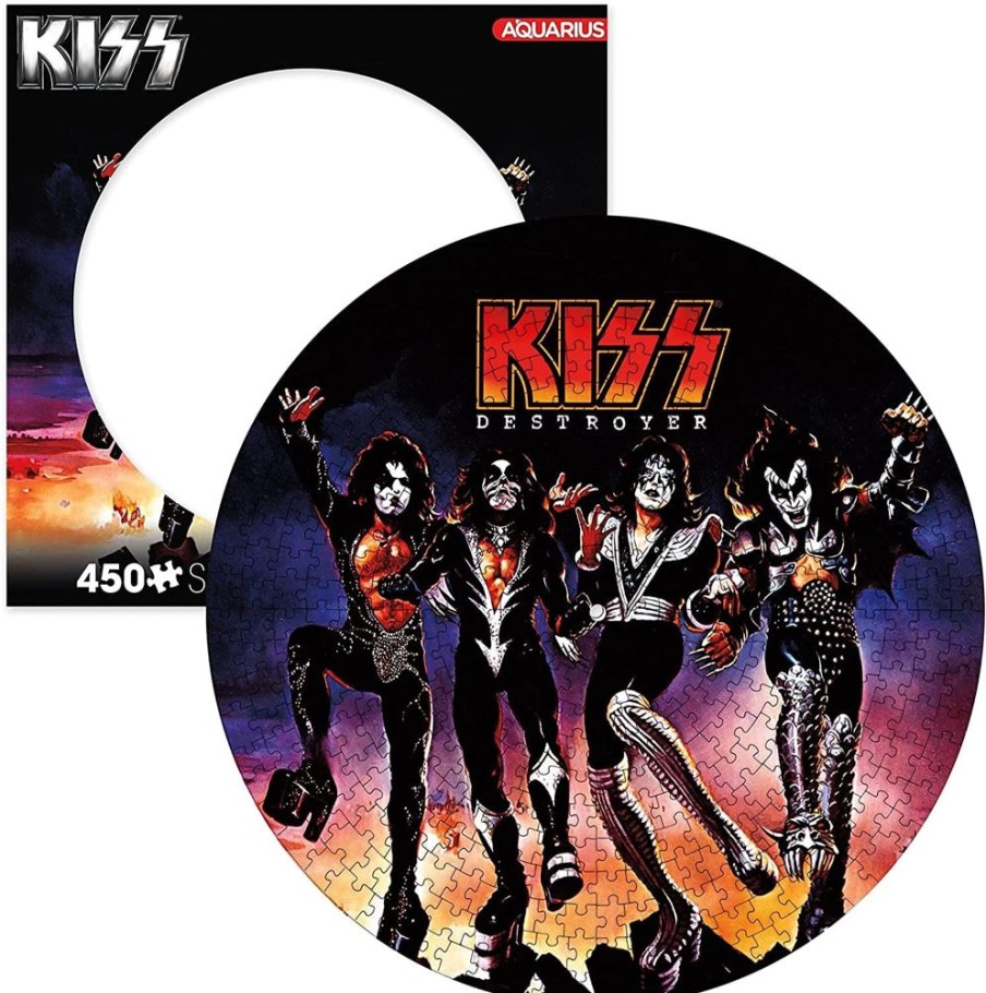 Toynk Kiss Destroyer 450 Piece Record Disc Jigsaw Puzzle | Puzzles