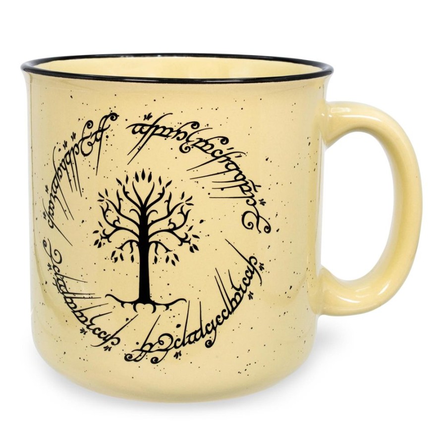 Toynk Lord Of The Rings Gondor Elven Text 20Oz Ceramic Camper Mug | Drinkware