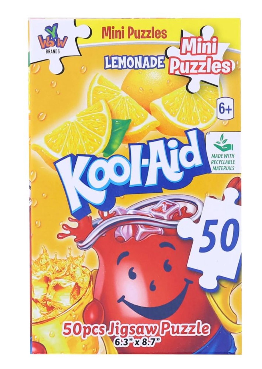 Toynk Kool-Aid 50 Piece Mini Jigsaw Puzzle | Lemonade | Retro Toys & Games