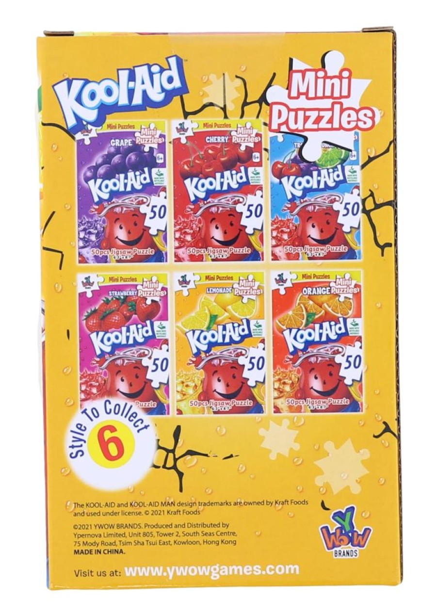 Toynk Kool-Aid 50 Piece Mini Jigsaw Puzzle | Lemonade | Retro Toys & Games