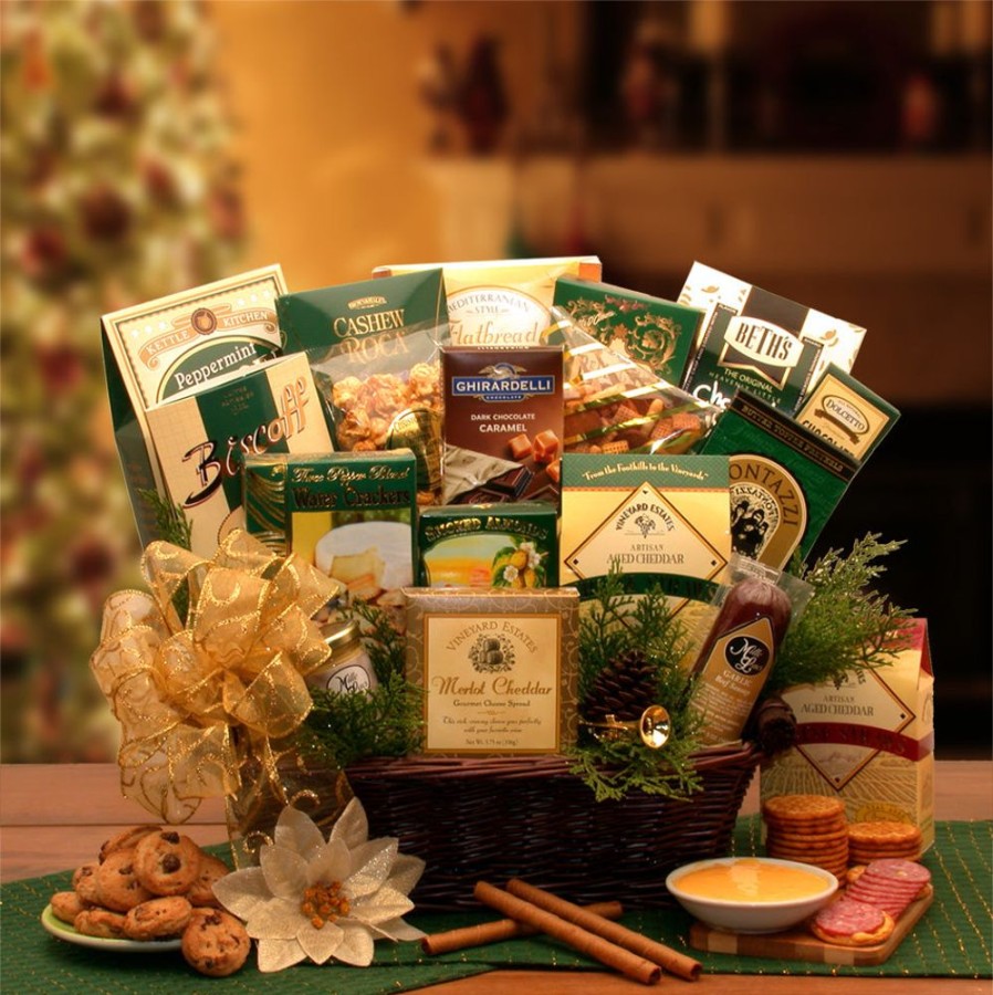 GBDS The Holiday Sampler Gift Basket | Gourmet Gift Baskets