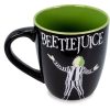 Toynk Beetlejuice "Ghost With The Most" Curved Ceramic Mug | Holds 25 Ounces | Drinkware