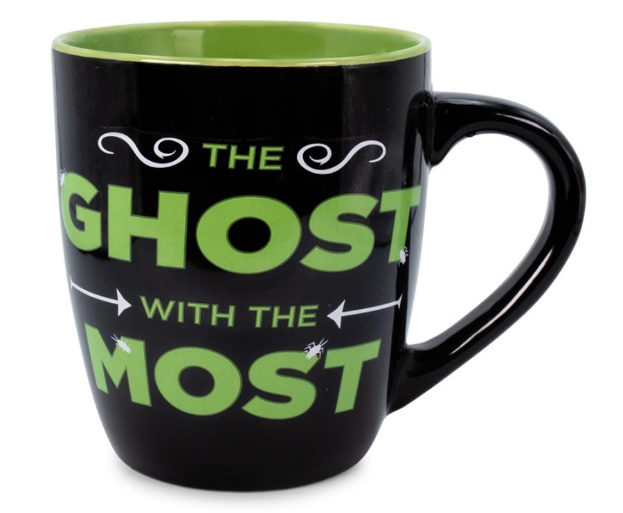 Toynk Beetlejuice "Ghost With The Most" Curved Ceramic Mug | Holds 25 Ounces | Drinkware