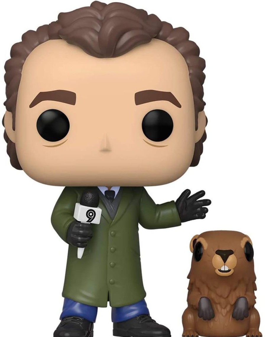 Toynk Groundhog Day Funko Pop Vinyl Figure | Phil Connors W/ Punxsutawney Phil | Funko Pops!