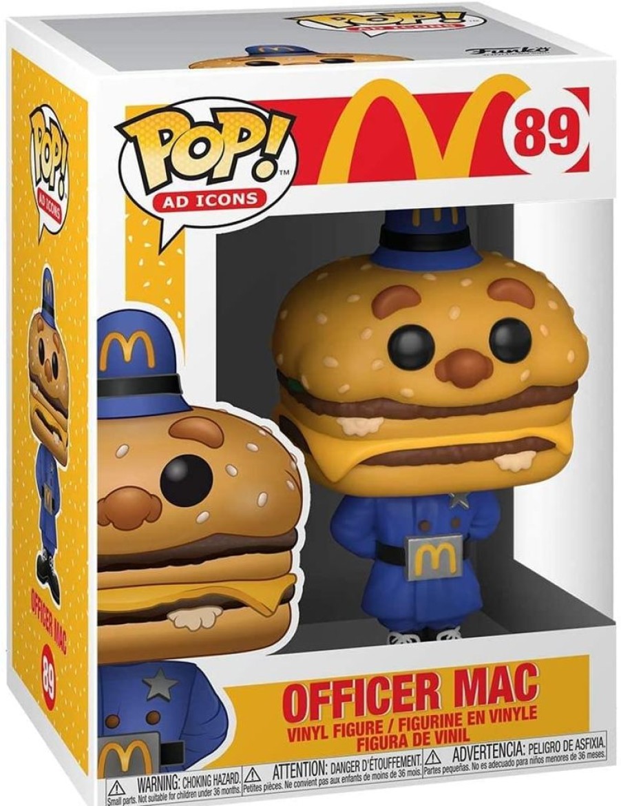 Toynk Mcdonald'S Funko Pop Vinyl Figure | Officer Big Mac | Classic Brands Tees