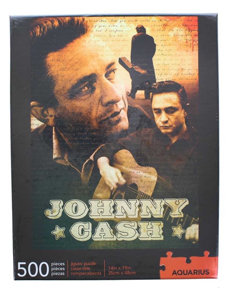 Toynk Johnny Cash 500 Piece Jigsaw Puzzle | Retro Toys & Games