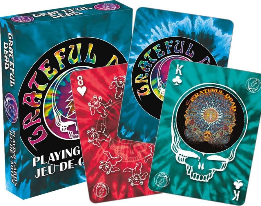 Toynk Grateful Dead Tie Dye Playing Cards | 52 Card Deck + 2 Jokers | Playing Cards