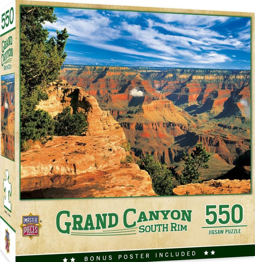 Toynk Grand Canyon South Rim 550 Piece Jigsaw Puzzle | Retro Toys & Games