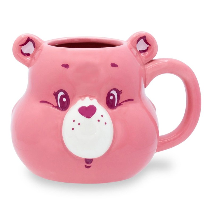 Toynk Care Bears Cheer Bear 3D Sculpted Ceramic Mug | Holds 20 Ounces | Drinkware