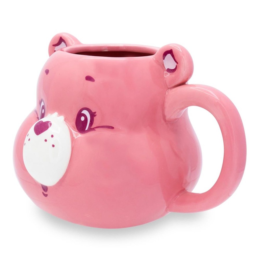 Toynk Care Bears Cheer Bear 3D Sculpted Ceramic Mug | Holds 20 Ounces | Drinkware