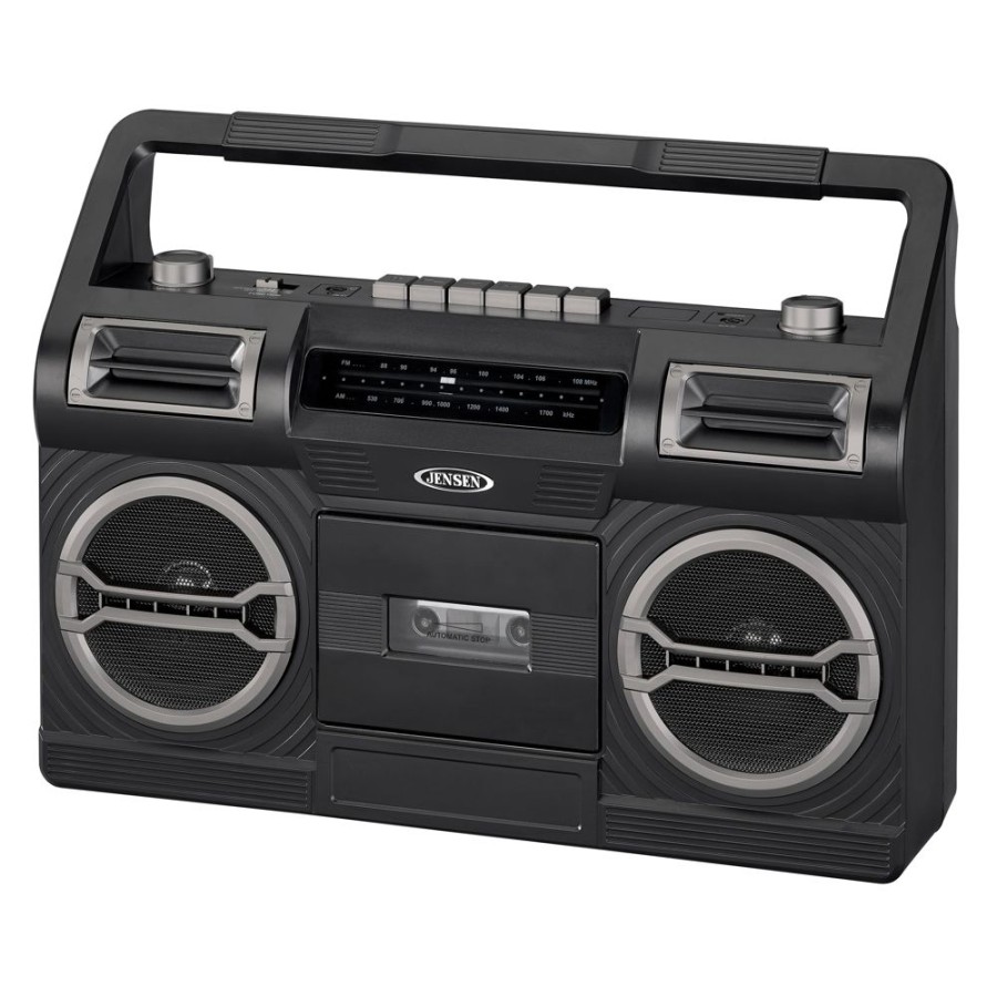 Jensen Jensen Portable Am/Fm Radio With Cassette Player/Recorder And Built-In Speakers | Cassette Tape Players