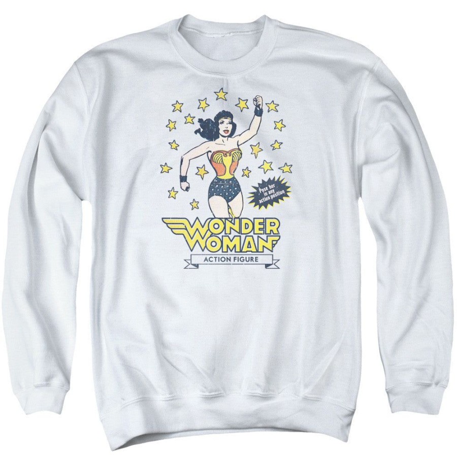 MeTV Custom Classics Wonder Woman - Action Figure | Crewneck Sweatshirts