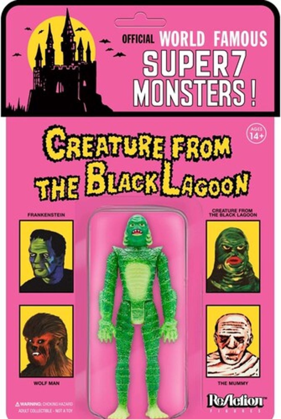 MeTV Entertainment Super7 - Universal Monsters Reaction Figure - Super Creature (Narrow Sculpt On Card) | Universal Monsters