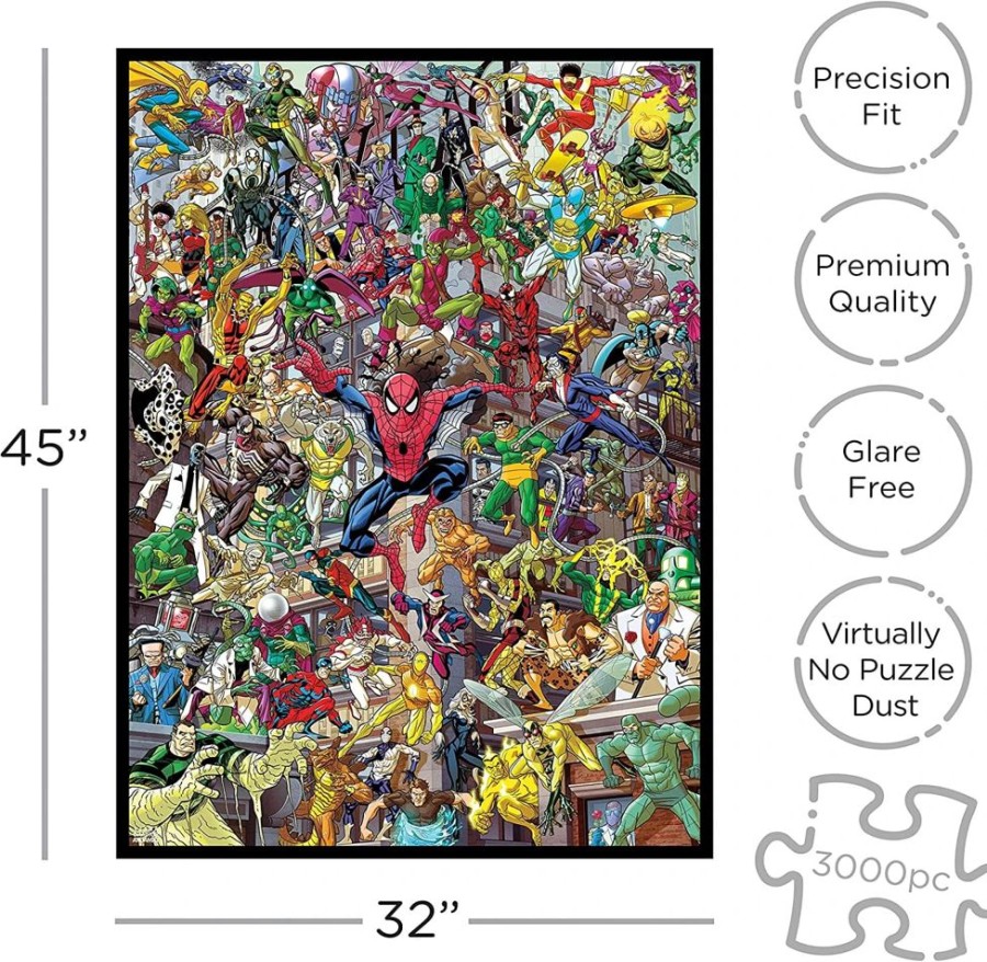 Toynk Marvel Spider-Man Villains 3000 Piece Jigsaw Puzzle | Puzzles