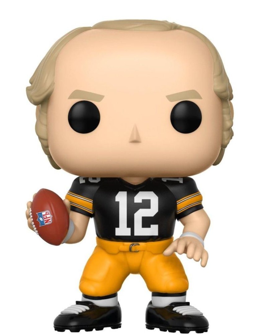 Toynk Pittsburgh Steelers Nfl Pop Vinyl Figure: Terry Bradshaw (Home) | Funko Pops!