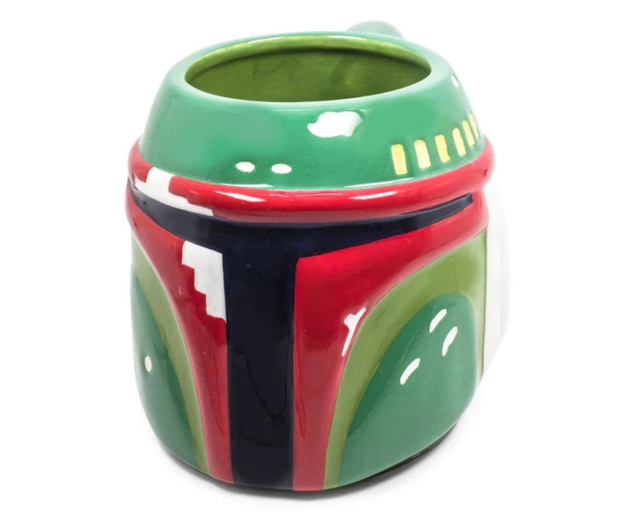 Toynk Star Wars - Boba Fett 3D Sculpted Ceramic 20 Oz. Mug | Drinkware