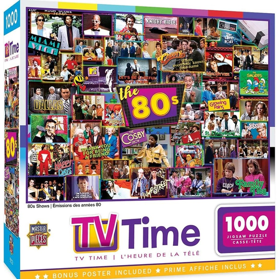 Toynk Tv Time The 80S 1000 Piece Jigsaw Puzzle | Puzzles