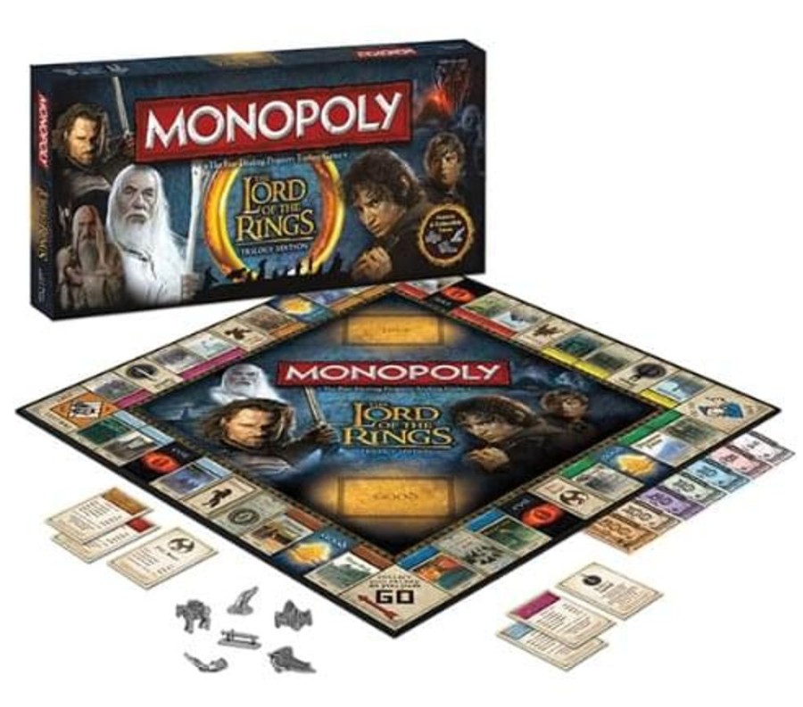 Toynk Monopoly The Lord Of The Rings Trilogy Edition Boardgame | Retro Toys & Games